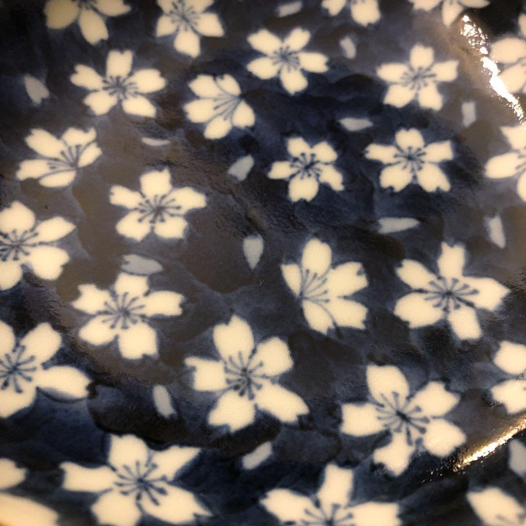 有田焼 福泉窯 濃桜 三つ足皿 中皿 3枚 福泉窯 - 有田焼